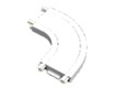 DLU Curved connector Ъглов C конектор - бял