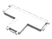 DLU T-connector T-образен конектор - бял