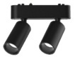 DLU TR LED SPOT 2X5W • 4000K - 2X5W - BK • двоен