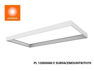 Рамка за повърхностен монтаж PL1200x600 H70