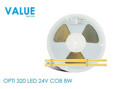 LED Ленти - COB LM 1600 : - 24V - ширина 8мм - серия OPTI