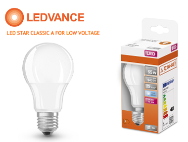 LED STAR CLASSIC A FOR LOW VOLTAGE