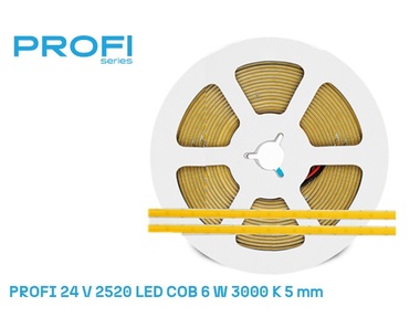 LED Ленти - COB LM 2520 : - 24V - ширина 5мм - серия PROFI