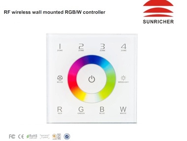 Сензорен RF RGBW LED контролер ( 4 зони ) - SR-2820-AC