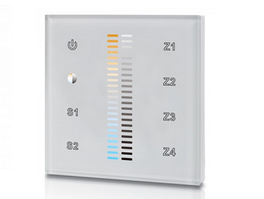 RF CCT Touch LED Контролер SR-2830B ( 4 зони ) - сензорен