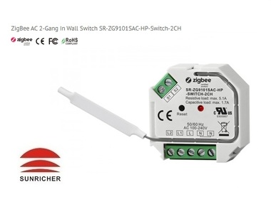 ZigBee AC модул SR-ZG9101SAC-HP-Switch-2CH